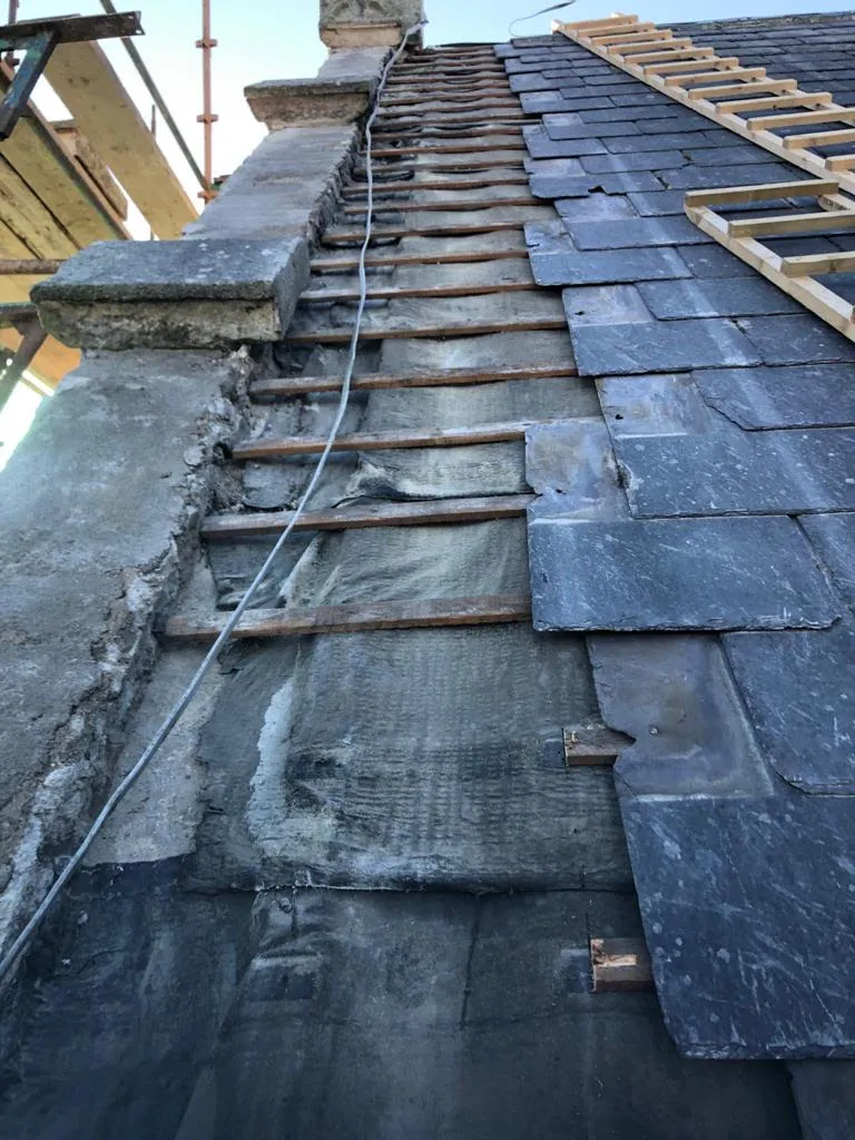 Church roof being repaired — photo 3