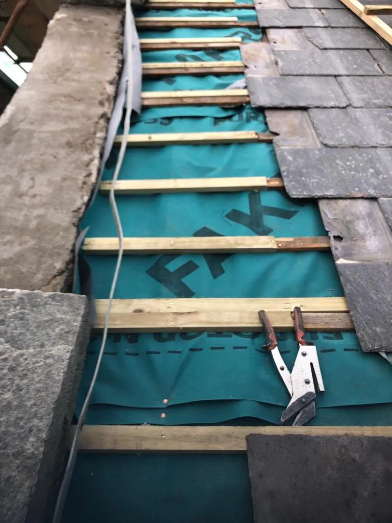 Church roof being repaired — photo 4